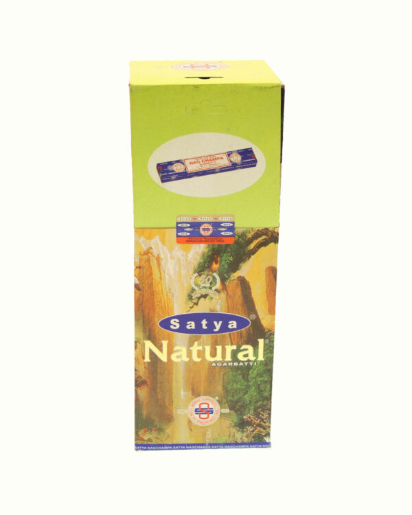 INCENSI SATYA NATURAL (25 p. quadrati x 8 sticks )