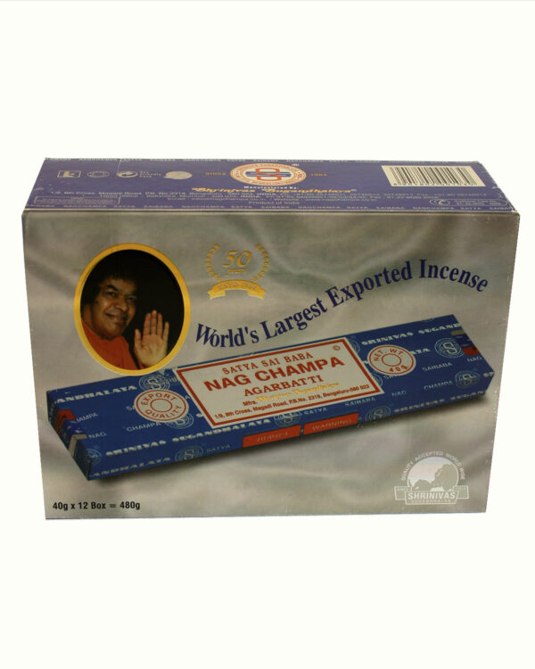 INCENSI SATYA NAGCHAMPA SAI BABA (12 box x 40 gr. )