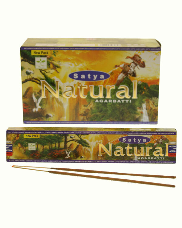 INCENSI SATYA NATURAL (12 box x 15 gr. )