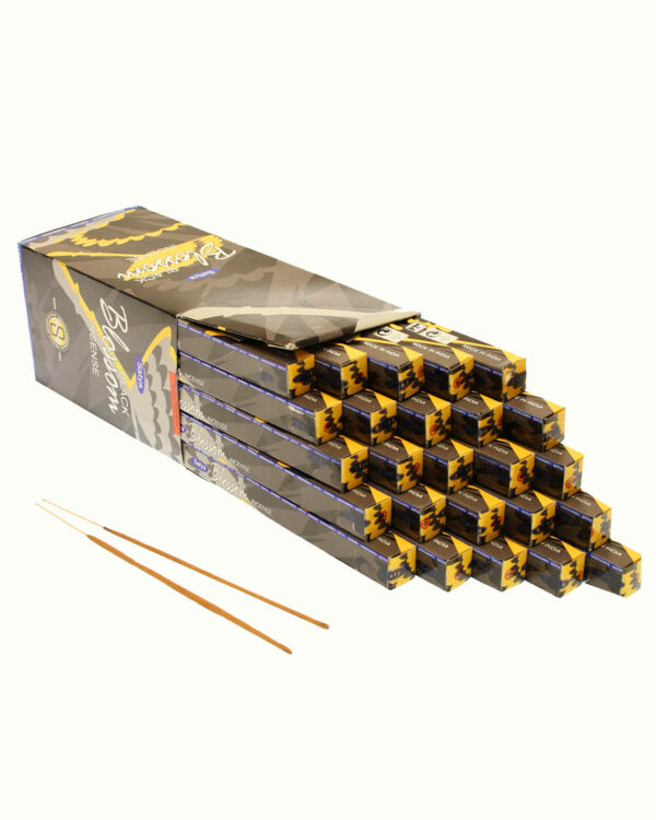 INCENSI SATYA BLACK BLOSSOM ( 25 p. quadrati x 8 sticks )