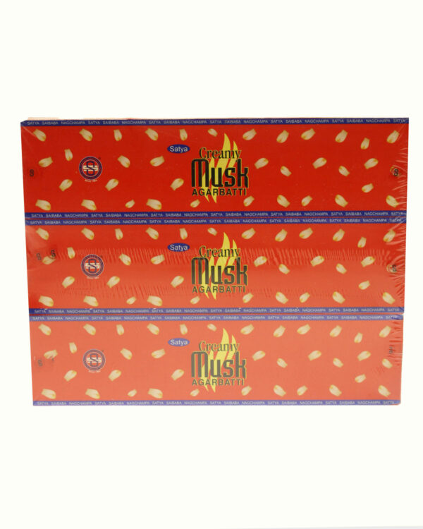 INCENSI SATYA CREAMY MUSK ( conf. 12 box x 30 gr.)