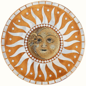 SOLI DA MURO ROTONDI CON SPECCHIETTI CM 40