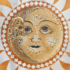 SOLI DA MURO ROTONDI CON SPECCHIETTI CM 40