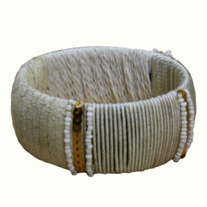 BRACCIALETTI RIGIDI IN FILO E PERLINE