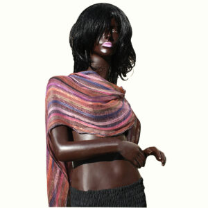 SCIARPINE IN COTONE GARZATO COLORATE
