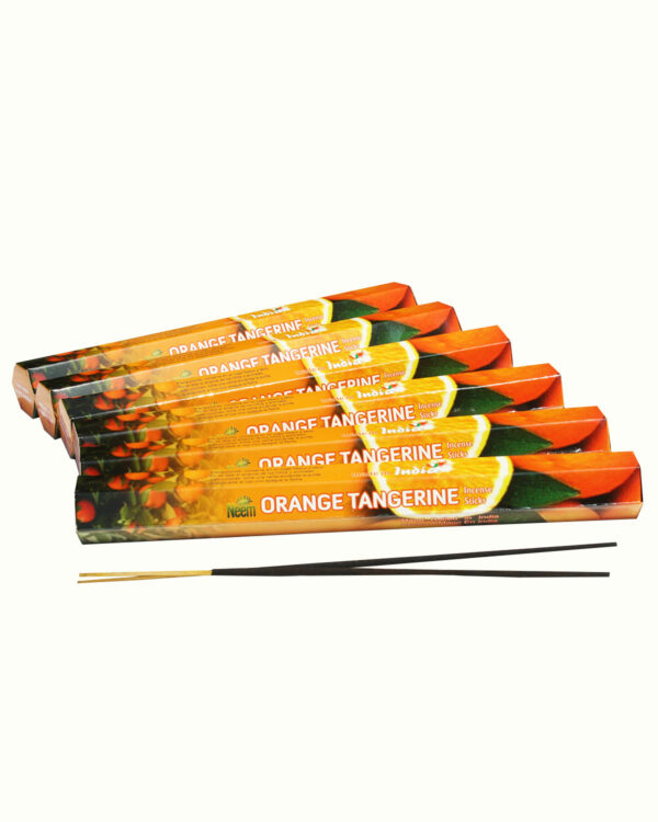 INCENSI  ARANCIO  (marche assortitte) (6 p. esag x 20 sticks)