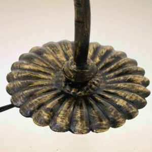 LAMPADA ARABA CON GOCCIA SINUOSA E PIEDISTALLO ARCUATO CM 50