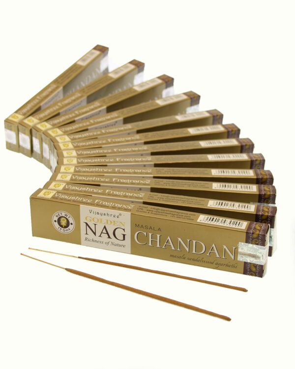 INCENSI GOLDEN NAGHCHANDAN (conf. 12 pacch. X 15 gr)