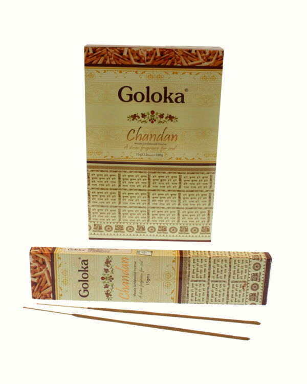 INCENSI GOLOKA CHANDAN  (12 box x 15 gr.)