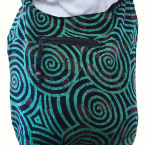 BORSA MONACO TIBETANO CON SPIRALI