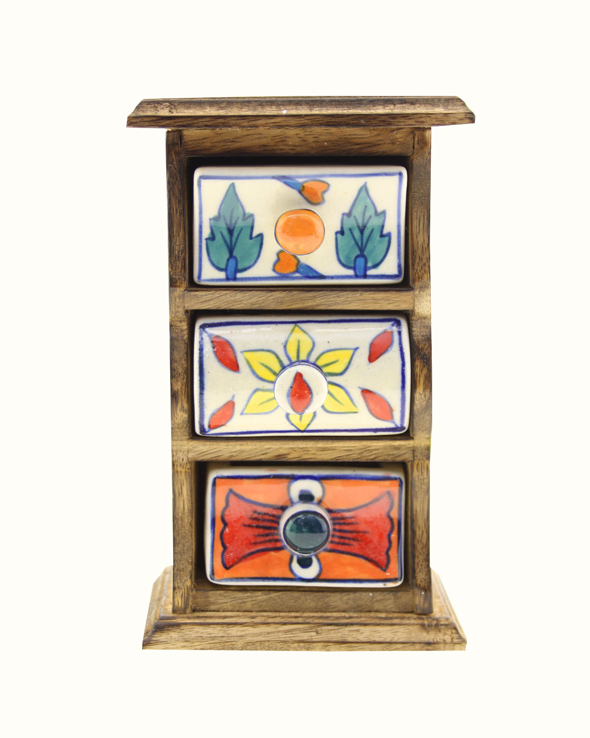 Portagioie In Ceramica Mandala Verde - Piccolo Vassoio Per Anelli E Gioielli, Regalo Donna