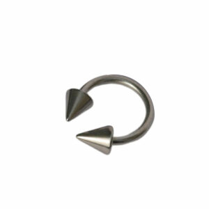 PIERCING SEPTUM IN ACCIAIO CHIRURGICO CON PUNTE MM 1,2