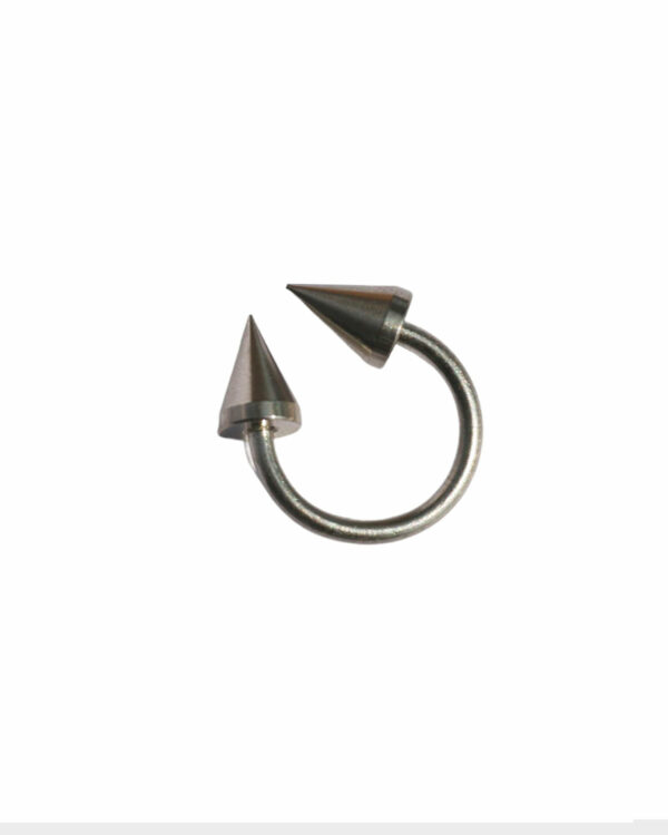 PIERCING SEPTUM IN ACCIAO CHIRURGICO CON PUNTE MM 1,6