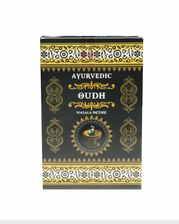 INCENSI AYURVEDIC OUDH ( confezione da 12 pacchettini da gr. 15 )