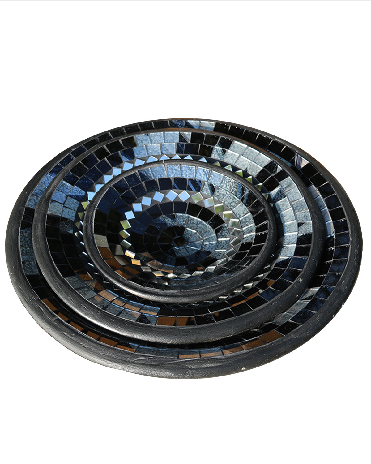 Set Di 2 Vassoi Rotondi Dorati In Acciaio Inox 14 E 20 Cm - Decorativi E Versatili Per Casa, Bagno, Ristoranti