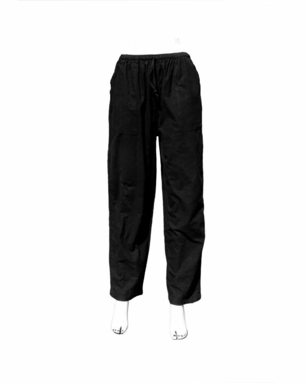 PANTALONI IN COTONE TINTA UNITA UNISEX