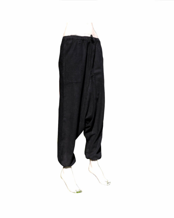 PANTALONI AFGANI IN COTONE DI CANAPA