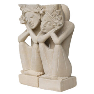 STATUE DUE AMANTI BALINESI CM 30 (2 PZ)