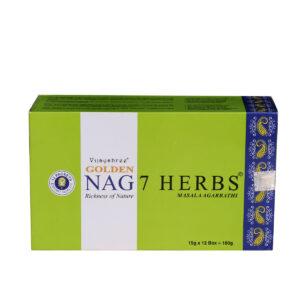 INCENSI GOLDEN NAG 7 HERBS (conf. 12 pacch x 15 gr.)