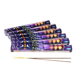 INCENSI  7 CHAKRA (6 p. esagonali x 20 sticks )