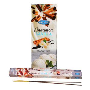 INCENSI  CANNELLA E VANIGLIA (marche assortite) ( 6 p. esag. X 20 sticks )