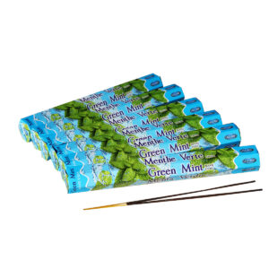 INCENSI  MENTA VERDE ( (6 p. esagonali x 20 sticks )