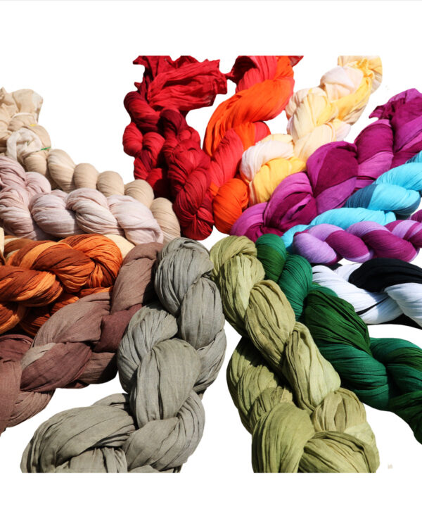SCIARPONE IN COTONE STROPICCIATO GRADATION