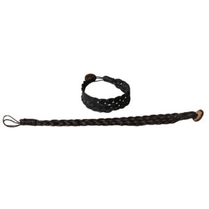 BRACCIALETTI IN CUOIO E CUOIO CON CANAPA INTRECCIATI