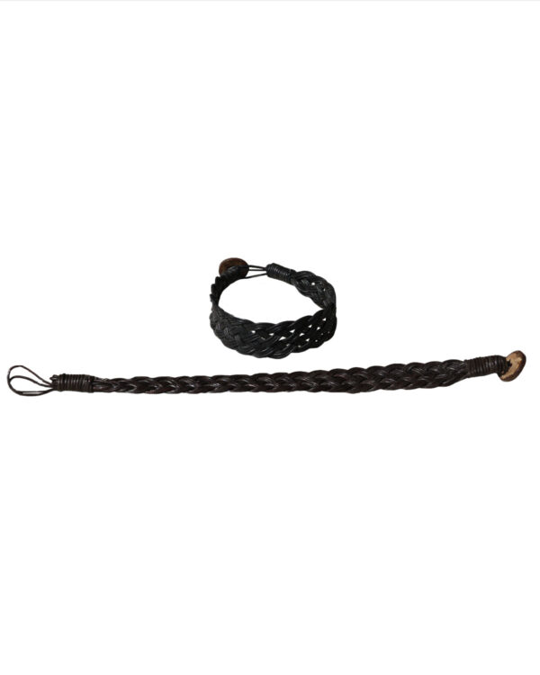 BRACCIALETTI IN CUOIO E CUOIO CON CANAPA INTRECCIATI