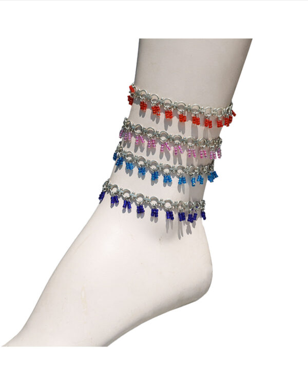 CAVIGLIERE CON PERLINE ( 2 modelli )