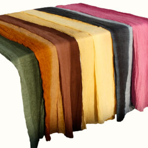 PAREO GRADATION IN COTONE STROPICCIATO