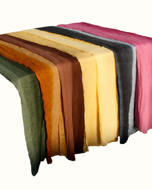 PAREO GRADATION IN COTONE STROPICCIATO