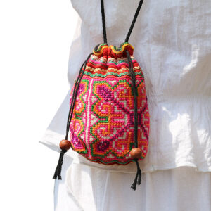 SACCHETTINI THAI PUNTO CROCE IN COTONE