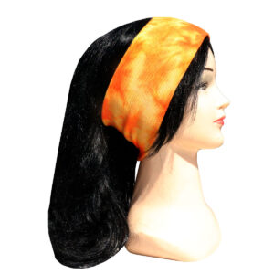FASCIA PER CAPELLI TIE DYE O TINTA UNITA