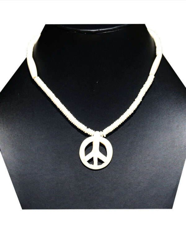 COLLANA IN OSSO CON SEGNO DELLA PACE