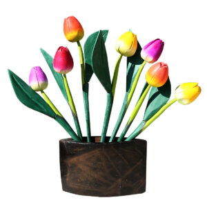 TULIPANO MEDIO IN LEGNO