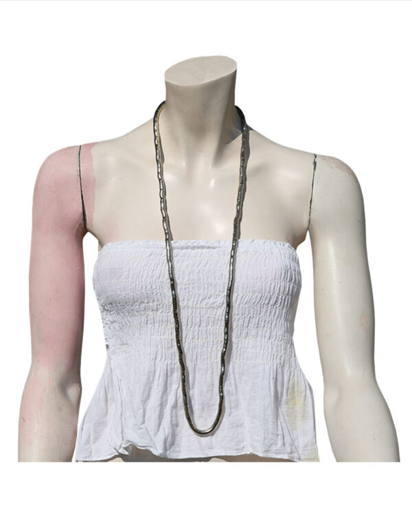 COLLANA SEMIRIGIDA LUNGA BREIL IN OTTONE