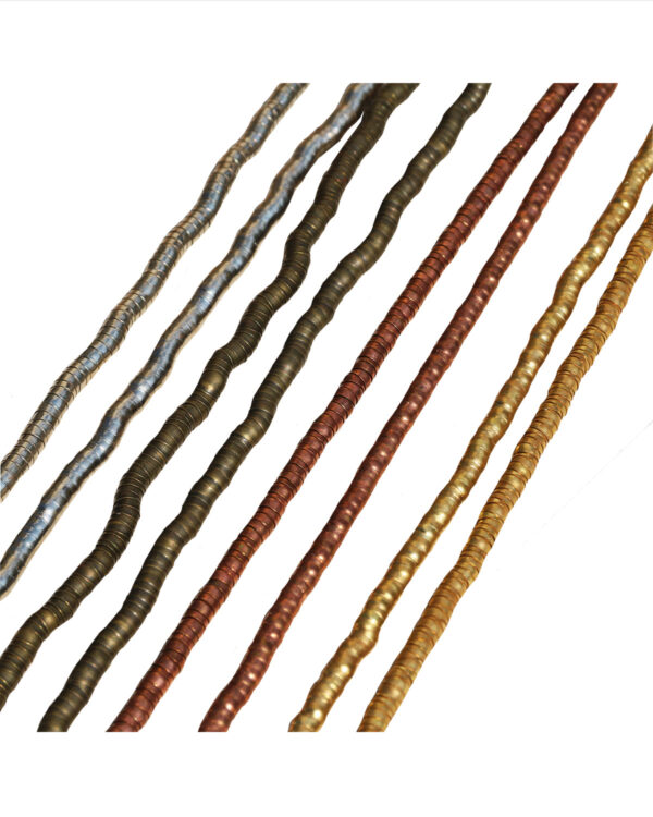 COLLANA SEMIRIGIDA LUNGA BREIL IN OTTONE
