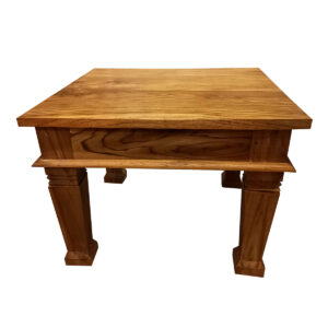 TAVOLINO BASSO IN LEGNO DI TEAK CHIARO