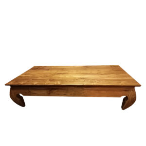 TAVOLO STILE OPIUM IN  LEGNO DI TEAK RETTANGOLARE GRANDE