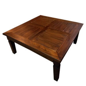 TAVOLINO BASSO IN  LEGNO DI TEAK E BAMBOO