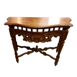 CONSOLLE IINTARSIATA IN LEGNO DI TEAK