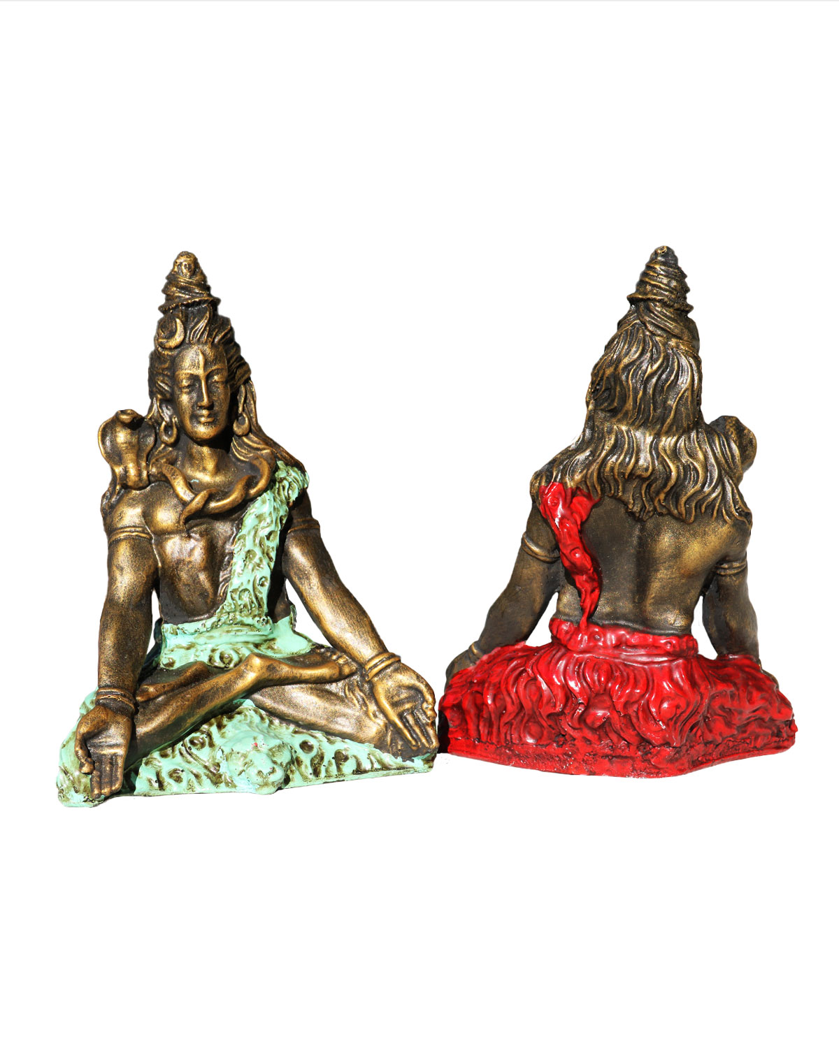 3279_2 STATUA IN RESINA SHIVA CM 25