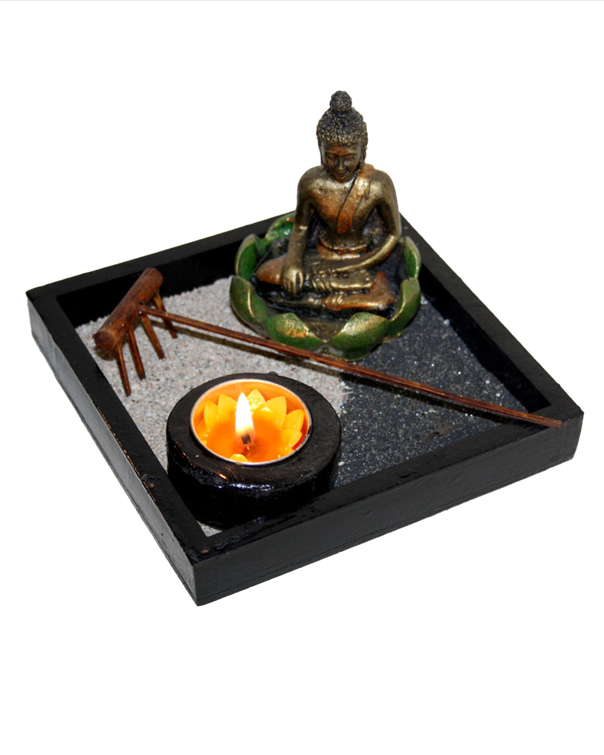 6474_2 GIARDINO ZEN QUADRATO CON DIVINITA'