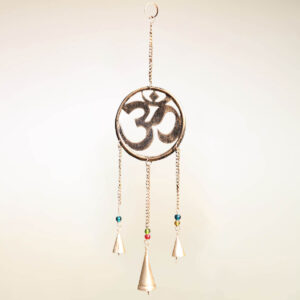 CAMPANA DEL VENTO IN RAME ANTICHIZZATO  OM