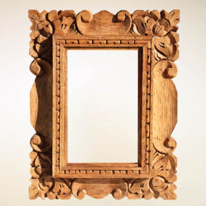 CORNICI IN LEGNO INTAGLIATE FIORI O GEOMETRIE PICCOLE