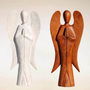 STATUE ANGIOLETTO MANI GIUNTE CM 35