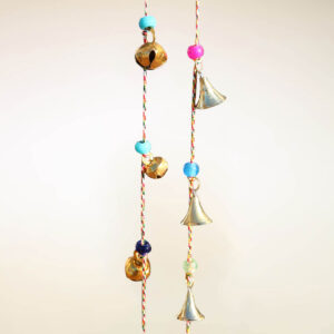 CAMPANA DEL VENTO IN ORO ANTICHIZZATO CASCATA DI CAMPANELLE (2 modelli)