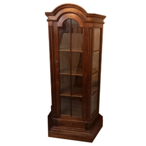 VETRINETTA IN STILE IN TEAK MASSELLO SCURO