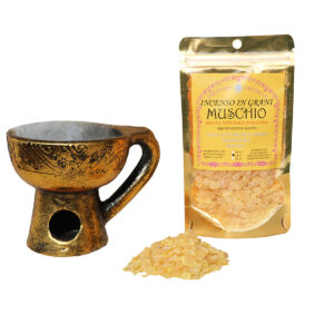 INCENSO IN GRANI MUSCHIO EGIZIANO LINEA PROFUMI PREZIOSI ( gr. 40 )